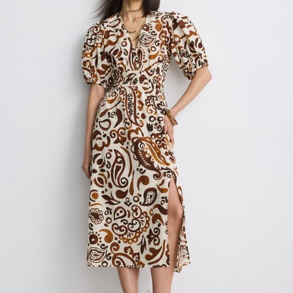 Fifteen Twenty Poppy Shirred Waist Dress - Picture 2 of 9